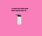 10oz Kids Snow Globe Tumbler sports cup no straw