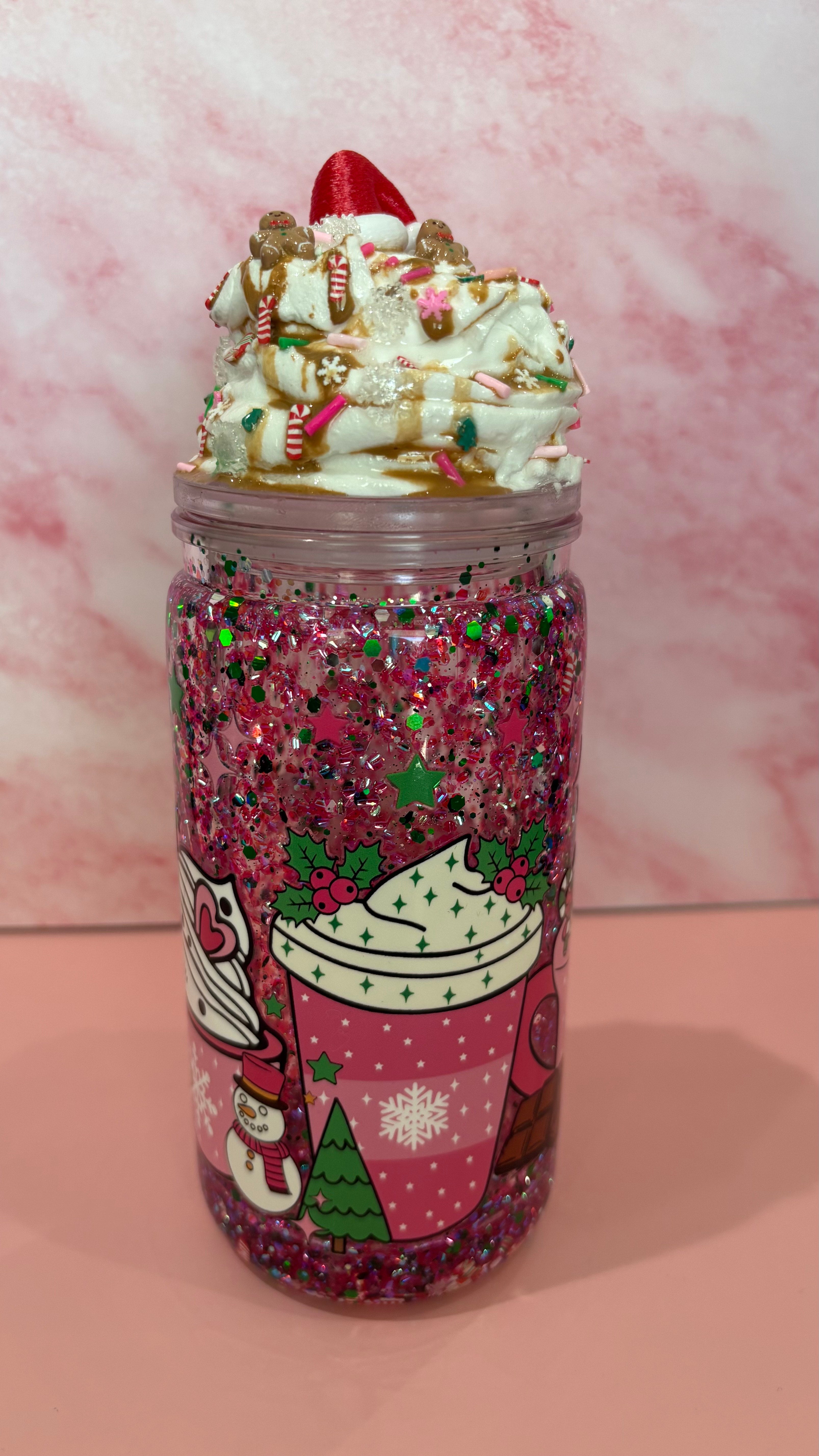 20oz Snow globe Tumbler