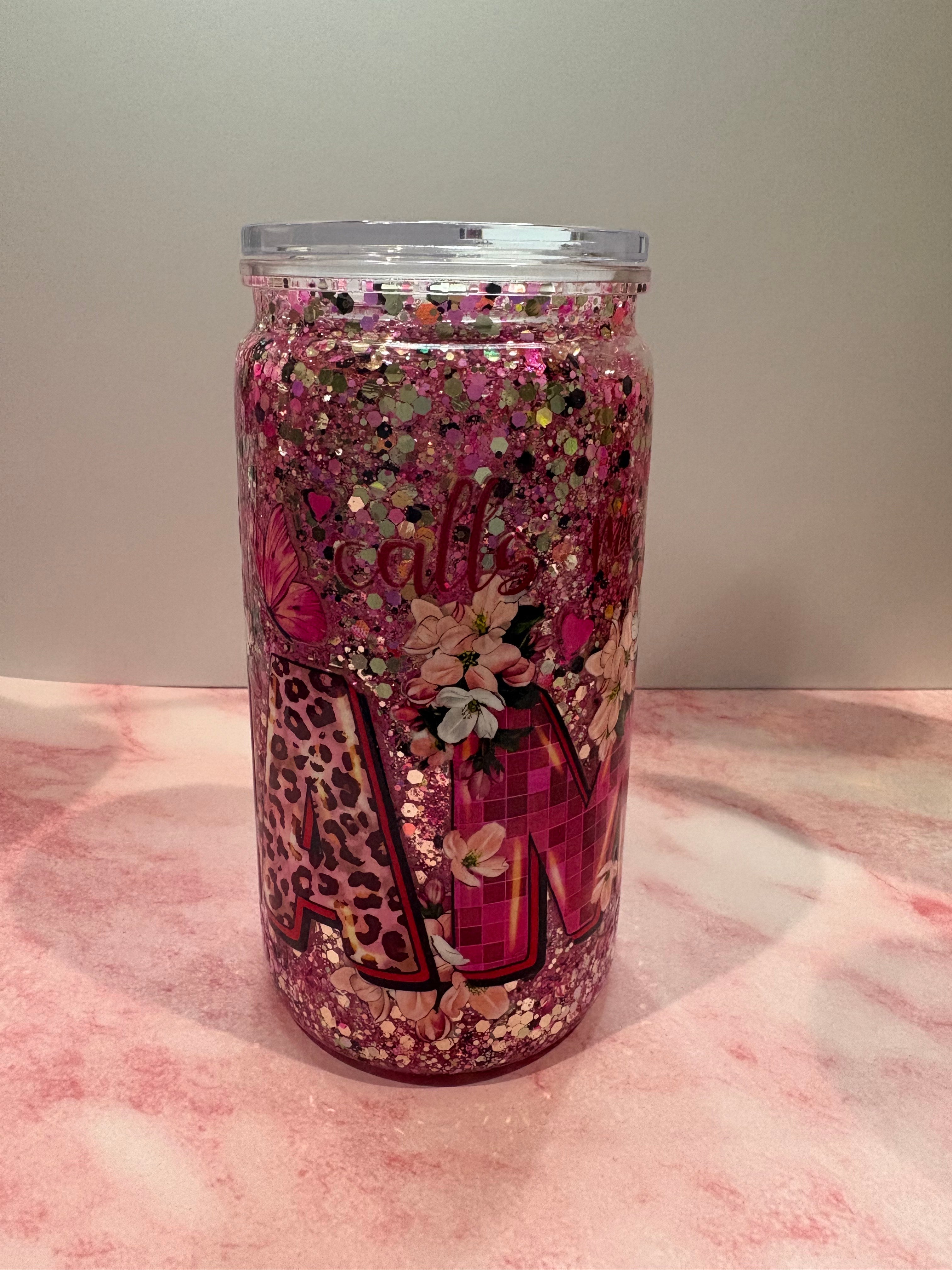 10oz Kids Snow Globe Tumbler sports cup no straw