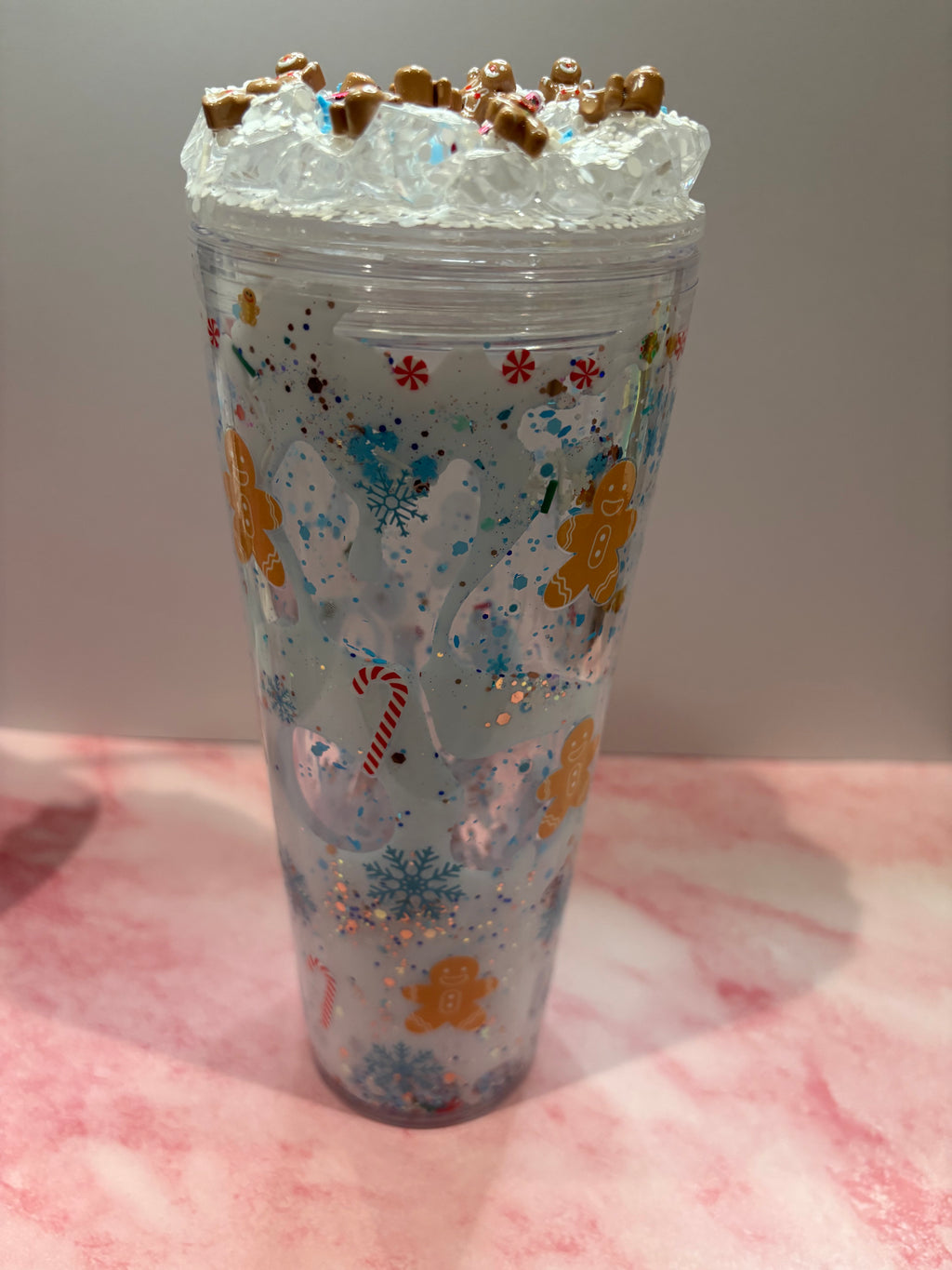 20oz Snow globe Tumbler