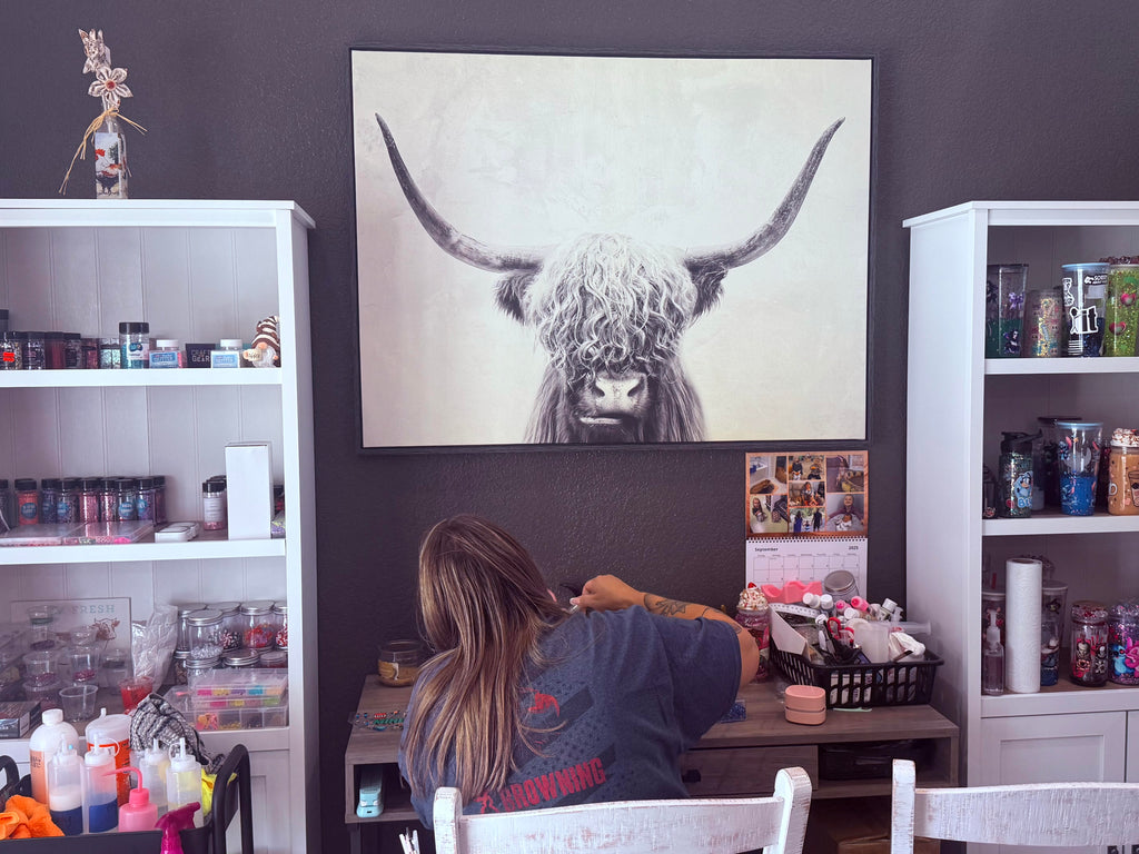 24oz Snow Globe Tumbler