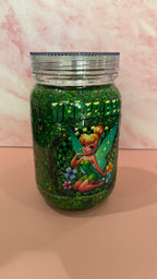 20oz Mason Jar Snow Globe Tumbler